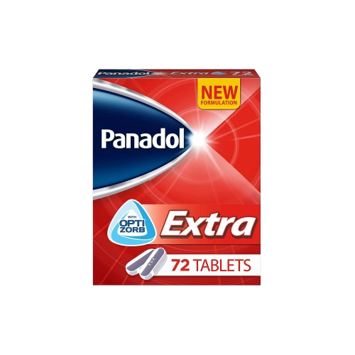 Panadol Extra With Optizorb, 72 Tablets