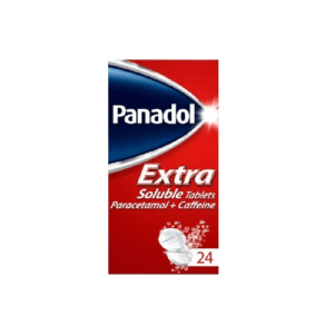 Panadol Extra Soluble Tablets Paracetamol & Caffeine – 24 Tablets