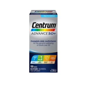 Centrum Advance 50+ A to Z Multivitamins & Minerals 100 Tablets