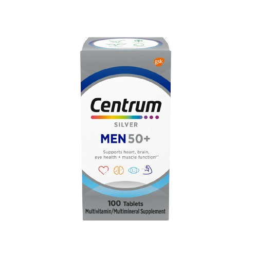 Centrum Silver Men 50+ 100 Tablets