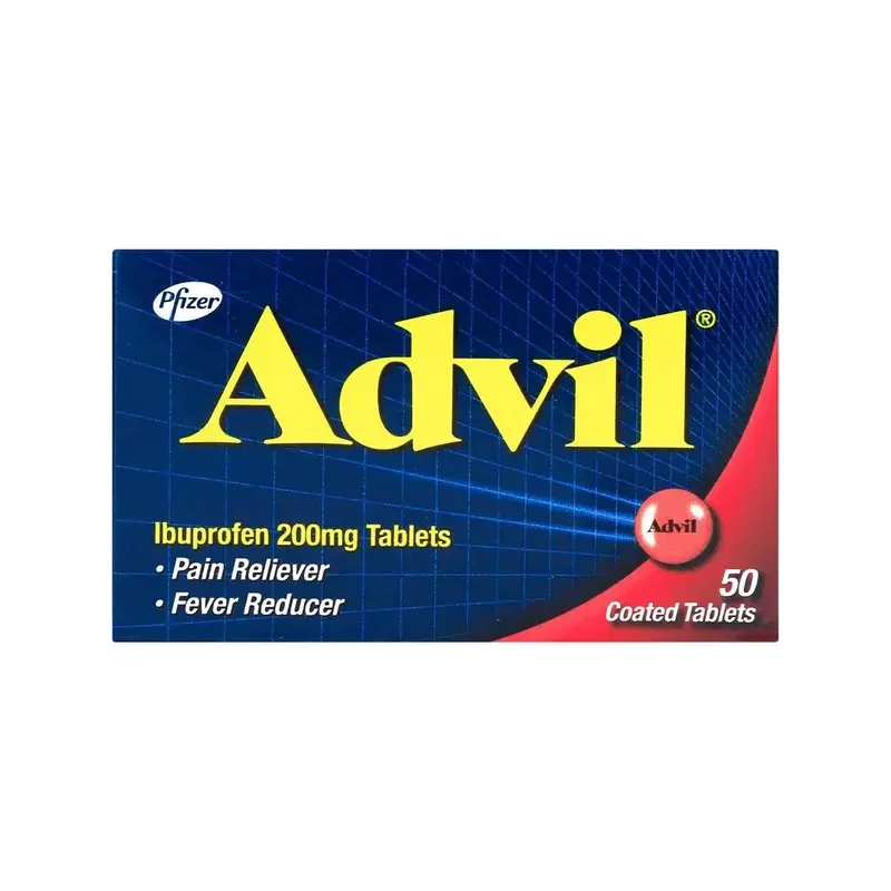 Advil Ibuprofen 200mg Pain Reliever/Fever Reducer Coated Tablets 50’s