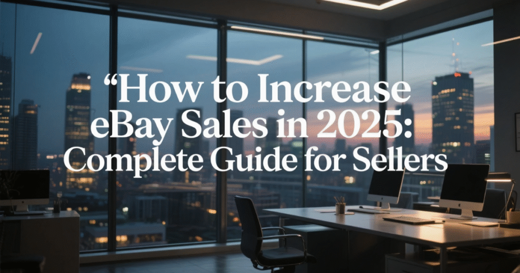 How to Increase eBay Sales in 2025: Complete Guide for Sellers