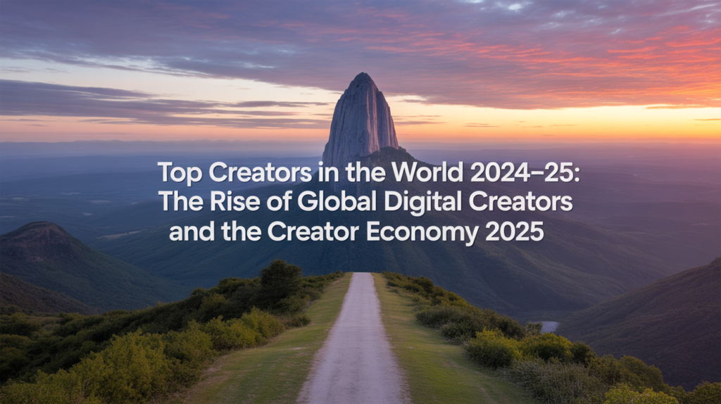 Top Creators in the World 2024–25: The Rise of Global Digital Creators and the Creator Economy 2025